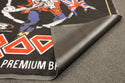 LTD Edition Iron Maiden Trooper Motorcycle XL Garage Mat 240 x 100 cm Rubber Backing