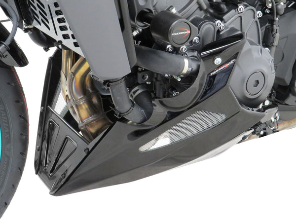 Yamaha MT-09 ,2024 > Belly Pan Gloss Black & Silver Mesh Powerbronze RRP £172