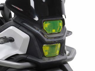 CF  MOTO 450 MT Explore 24-25  Yellow Headlight Protectors by Powerbronze RRP £41