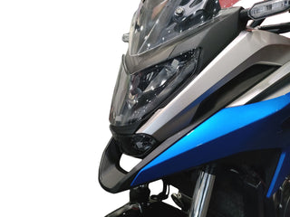 Fits Honda NC750X (2 piece)  21-2024 Dark Tint Headlight Protectors by Powerbronze