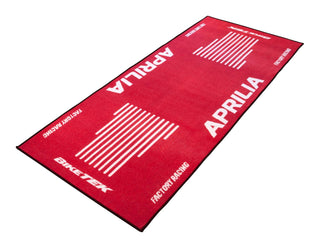 Biketek Garage Mat Series 3  Aprilia Logo 190 x 80 cm