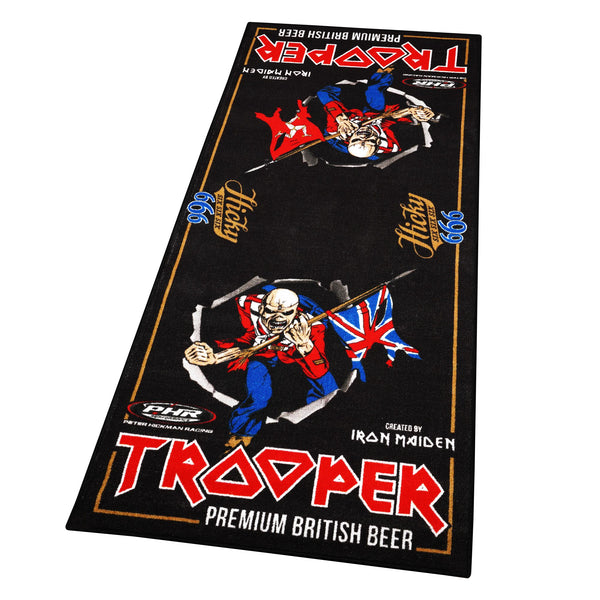 LTD Edition Iron Maiden Trooper Motorcycle  Garage Mat 190 x 80 cm