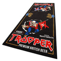 LTD Edition Iron Maiden Trooper Motorcycle XL Garage Mat 240 x 100 cm Rubber Backing