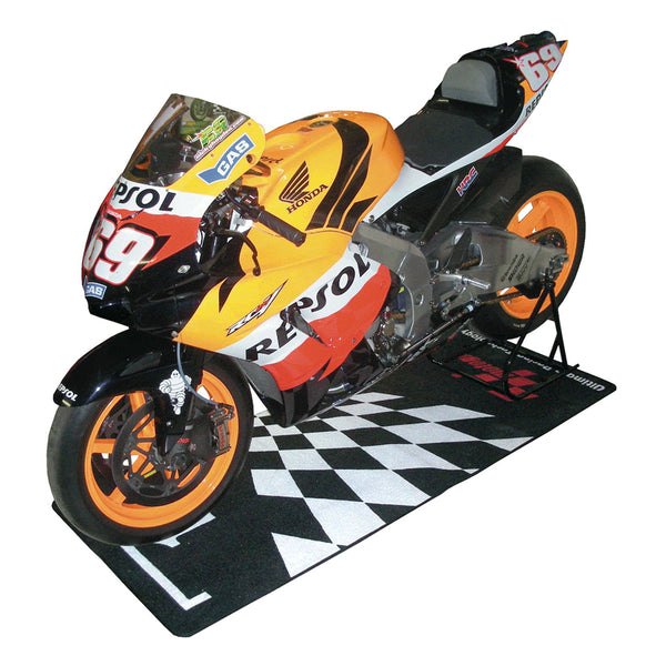 MotoGP Parc Ferme Garage Mat    190x80cm   Non-Slip oil/water resistant backing