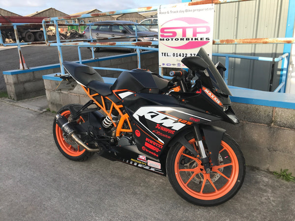 2016 KTM RC125  just 11,614 miles