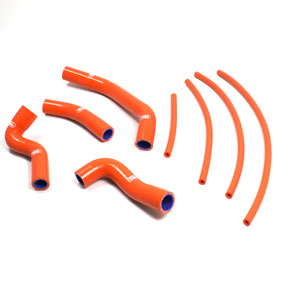 KTM RC 390 2014 - 2021 Samco Sport Silicone Hose Kit & Stainless Hose Clips KTM-77