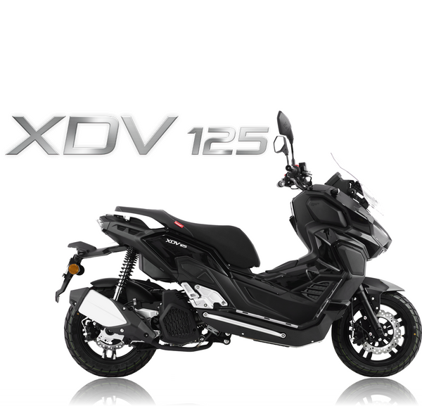 2025 Lexmoto XDV 125cc EFI Euro5     LJ125T-18A-E5  RRP £2759.99