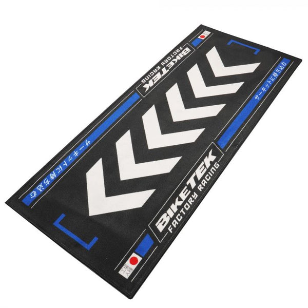 Biketek 'Series 7' Garage Mat -Blue Rising Sun ' 190x80cm