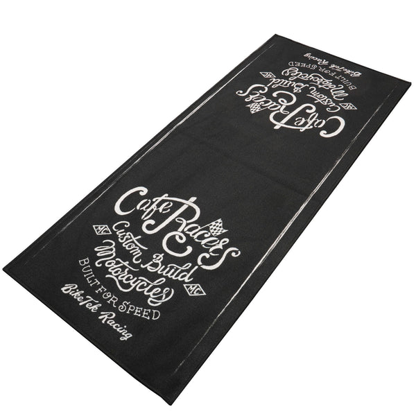 Biketek 'Series 7' Garage Mat - 'Cafe Racer / Custom' 190 x 80cm