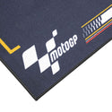 MotoGP Blue/White  Team Mat  Garage Mat    190x80cm   Non-Slip oil/water resistant backing