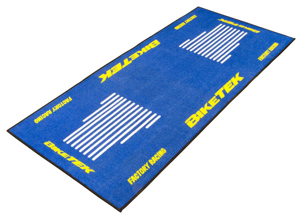 Biketek Garage Mat Series 3  Blue/White/Yellow    190 x 80 cm