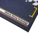 MotoGP Blue/White  Team Mat  Garage Mat    190x80cm   Non-Slip oil/water resistant backing