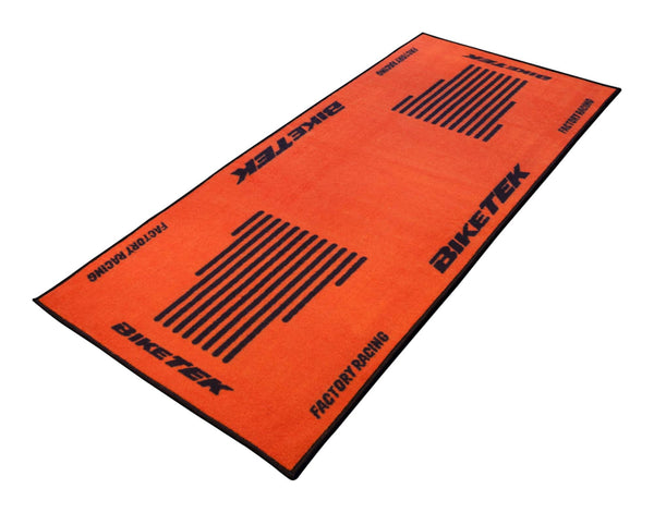 Biketek Garage Mat Series 3  Orange/Black  190 x 80 cm