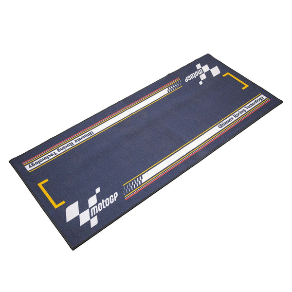 MotoGP Blue/White  Team Mat  Garage Mat    190x80cm   Non-Slip oil/water resistant backing