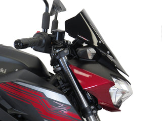 Kawasaki Z400  19-2024 Frosted Stealth Grey (330mm High) Light SCREEN Powerbronze.