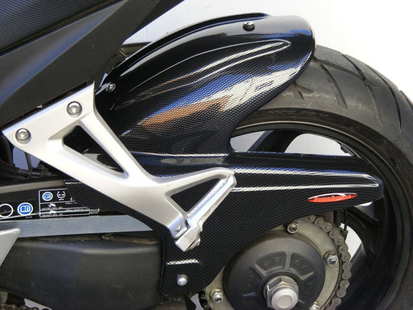 Fits Honda VFR800 V-TEC 02-2013 Gloss Black Rear Hugger by Powerbronze