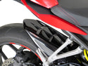 Fits Honda CB650F  14-2018 Gloss Black & Silver Rear Hugger by Powerbronze