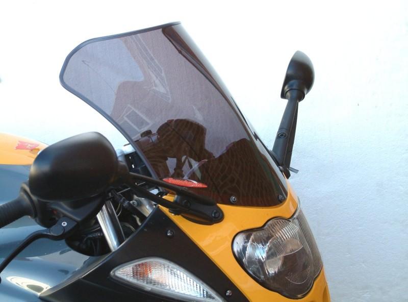 BMW R1100S 98-2005 Airflow YELLOW Double Bubble Screen by Powerbronze ...