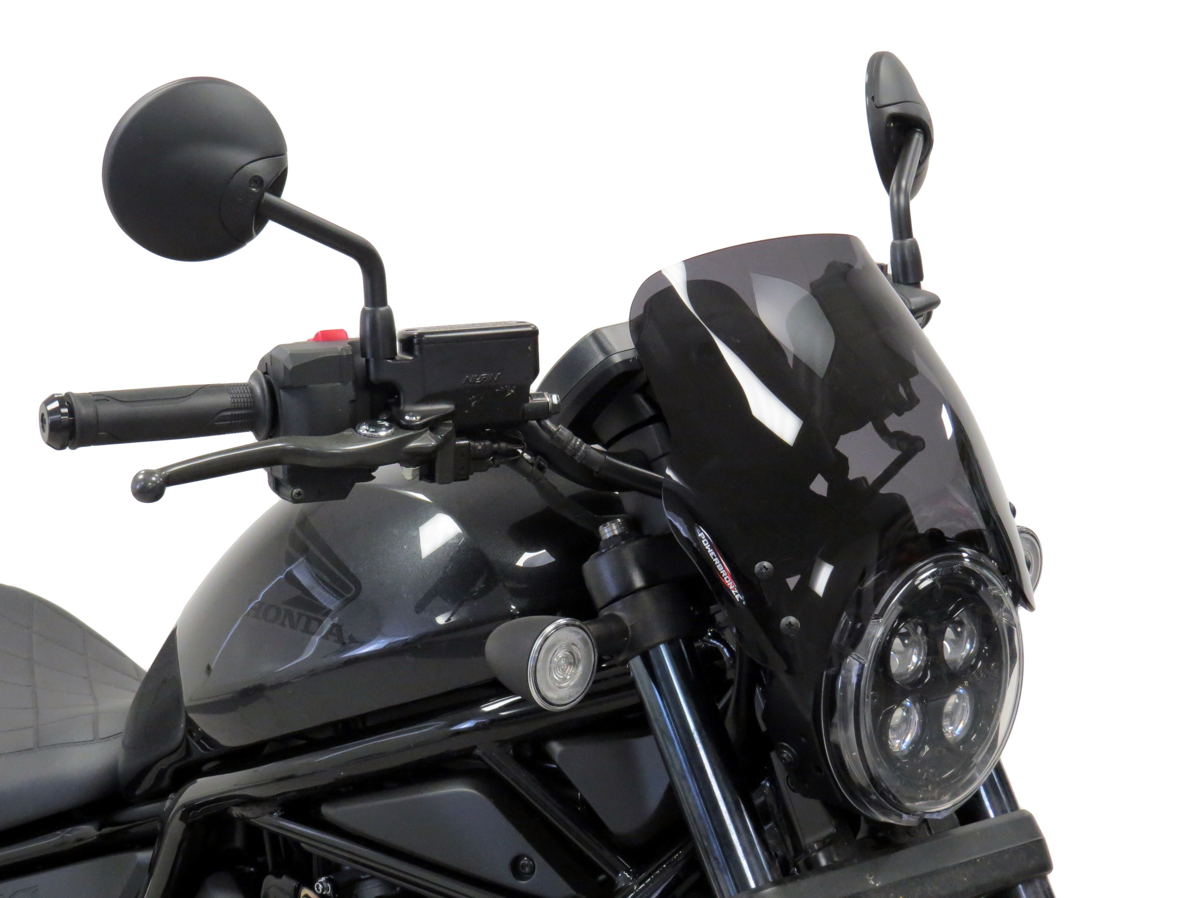 Honda CMX1100 Rebel 21-22 Clear (225mm high) Light SCREEN Powerbronze ...