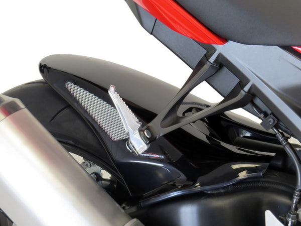 Fits Honda CBR1000RR Fireblade  17-2019  Matt Black & Silver Mesh Rear Hugger Powerbronze