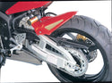 Fits Honda CBR600RR 03-2004  Black & Gold Mesh Rear Hugger by Powerbronze
