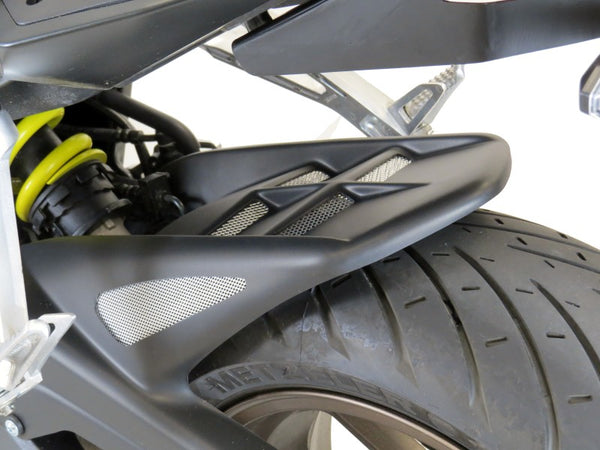 Fits Honda CBR650F  14-2018 Carbon Look & Silver Rear Hugger by Powerbronze
